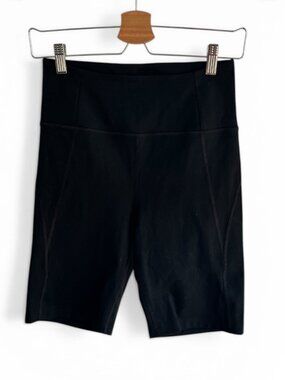 Girlfriend Collective High Rise Bike Short Black - Size Medium